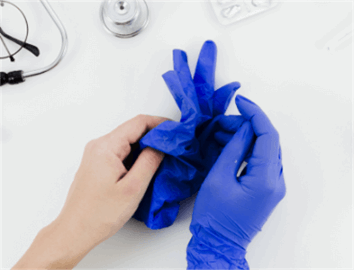 Non sterile Nitrile examination glove